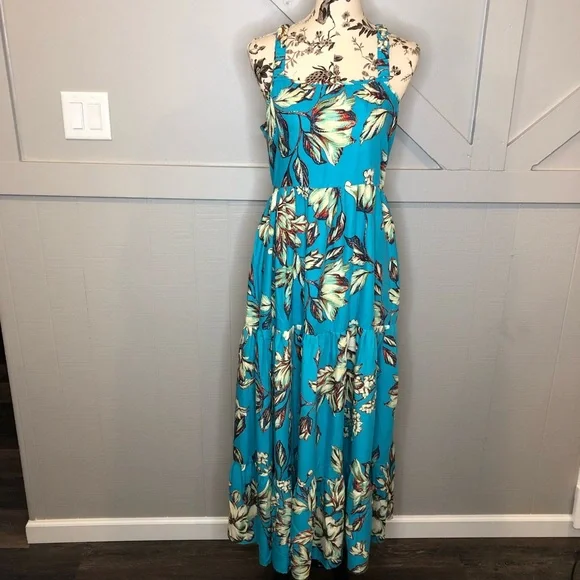 Band Of The Free | Dresses | Band Of The Free Floral Tiered Maxi Dress New  With Tags | Poshmark